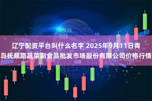 辽宁配资平台叫什么名字 2025年9月11日青岛抚顺路蔬菜副食品批发市场股份有限公司价格行情