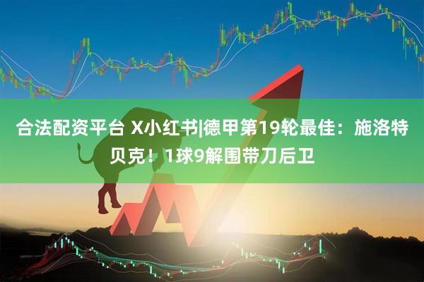 合法配资平台 X小红书|德甲第19轮最佳：施洛特贝克！1球9解围带刀后卫