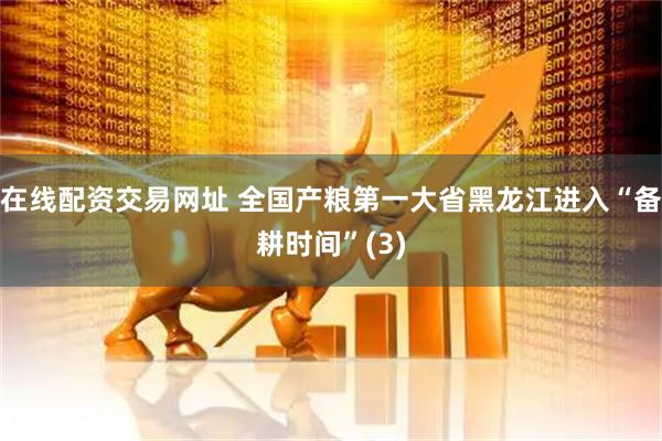在线配资交易网址 全国产粮第一大省黑龙江进入“备耕时间”(3)