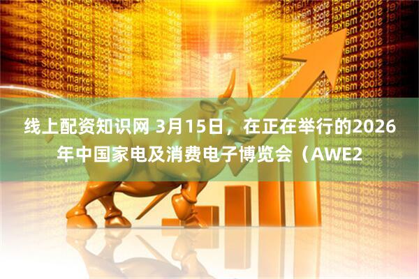 线上配资知识网 3月15日，在正在举行的2026年中国家电及消费电子博览会（AWE2